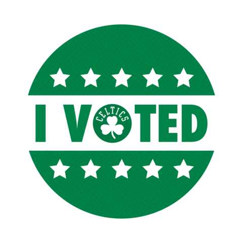Voting 2020 Election Sticker by Boston Celtics