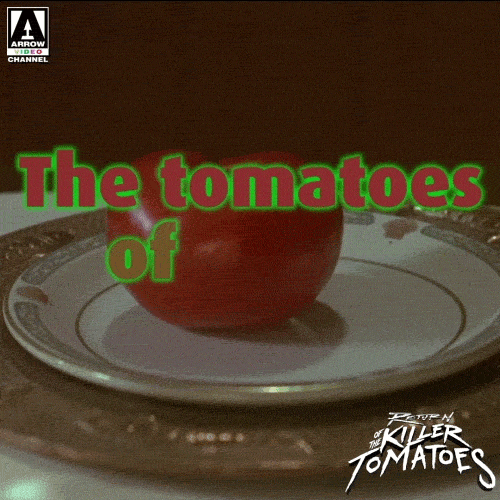 Killer Tomatoes Dinner GIF by Arrow Video Find & Share on GIPHY