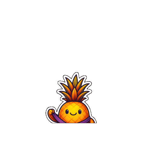 Hero Pineapple Sticker by whynot