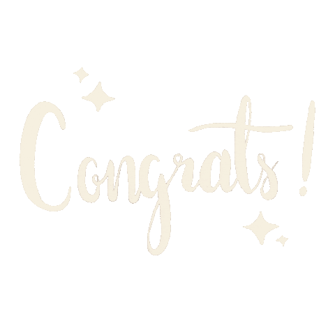 Lettering Congratulations Sticker