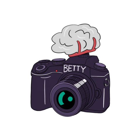 Skate Kitchen Camera Sticker by Betty