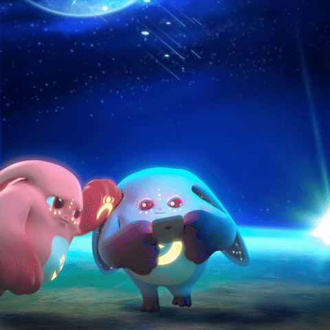 Heart Love GIF by Moon Pals