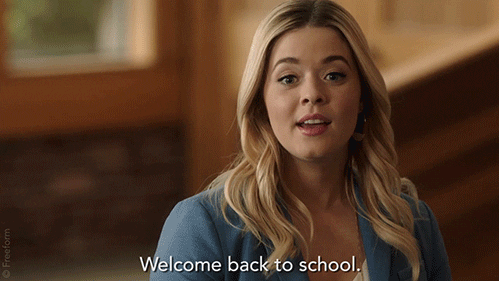 Back To School GIF by Pretty Little Liars - Find & Share on GIPHY