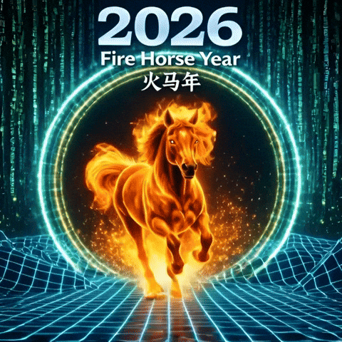 Fire Horse GIF