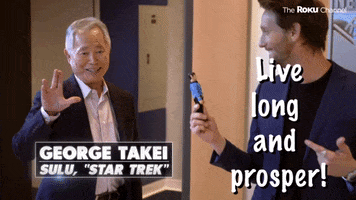 Live Long And Prosper Star Trek GIF by The Roku Channel