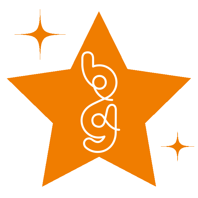 Orange Star Sticker by Bubblegum Balloons for iOS & Android GIPHY