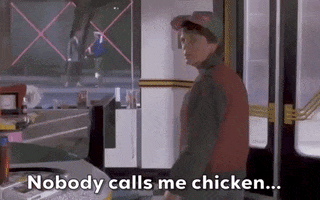 Back To The Future Chicken GIF