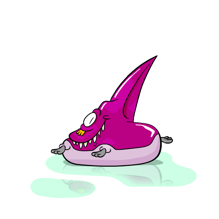 Splashing One Eye Sticker by Bloody Roger for iOS & Android GIPHY