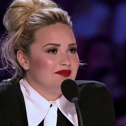 sarcastic demi lovato GIF by X Factor Global