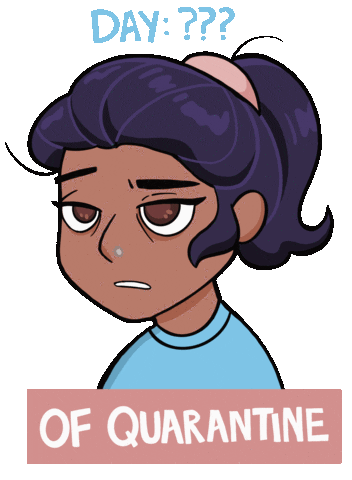 Tired Brown Girl Sticker by anumation