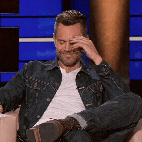 Joel Mchale Laughing GIF by ABC Network