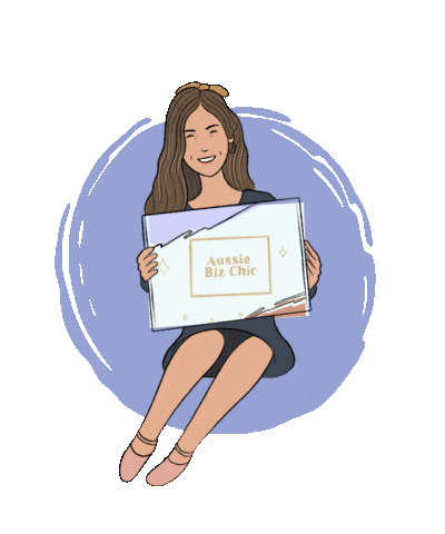 Aussie Biz Chic Sticker