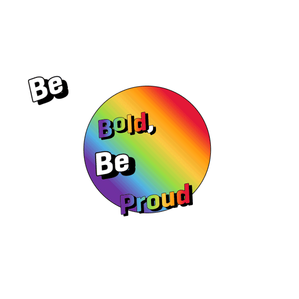 Gay Be Bold Sticker by Sitel