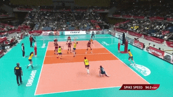 Brazil Attack GIF by Volleyball World