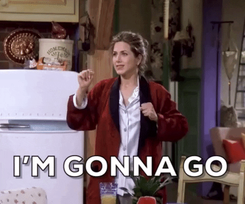 Meme of Rachel from Friends saying she is going to find a job.