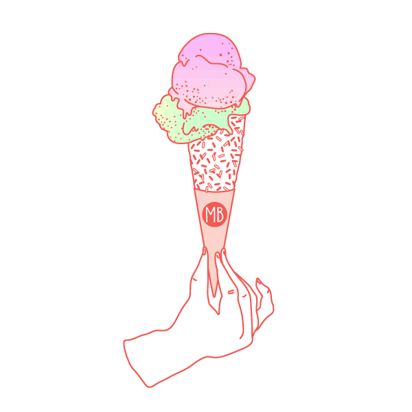 Morris Brown Handmade Gelato Sticker