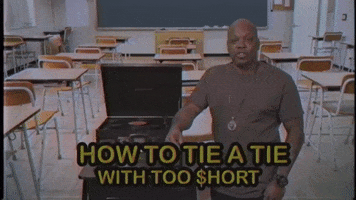 too short how to tie a tie GIF by Fuse