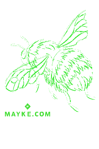 Mayke.com Sticker