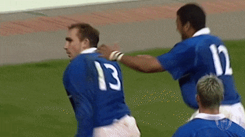 Happy France Rugby GIF by Rugby World Cup