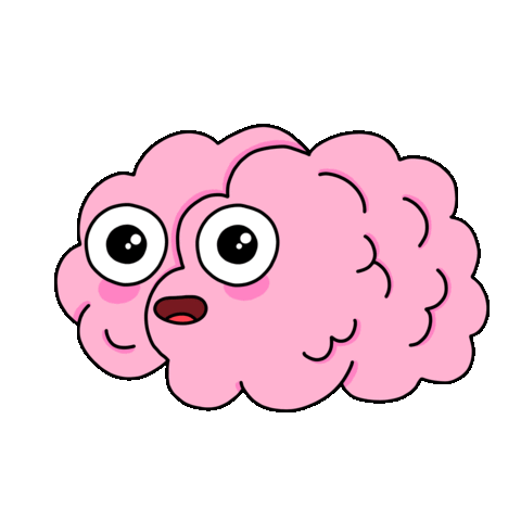 Hungry Brain Food Sticker by Idil Keysan for iOS & Android | GIPHY