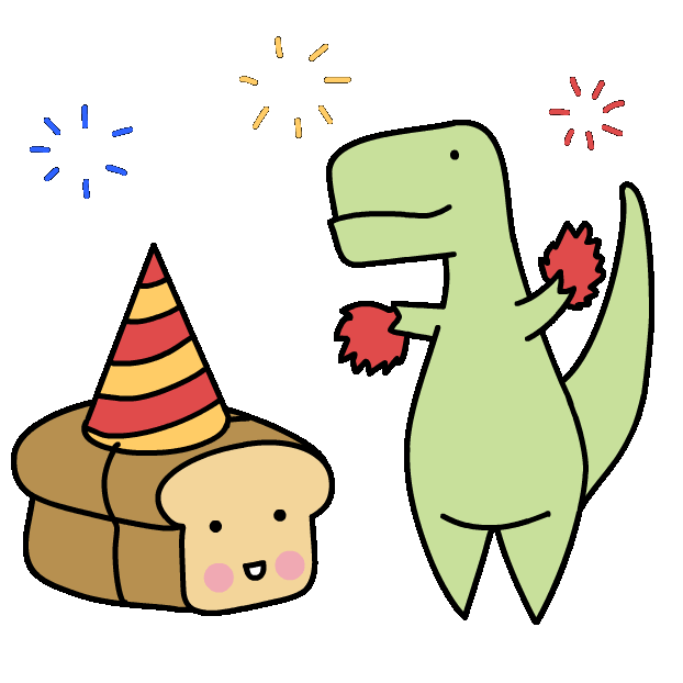 Celebrate Happy Birthday Sticker by Loof and Timmy
