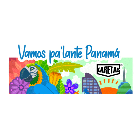 Happy Panama Sticker by Karetas Protectoras