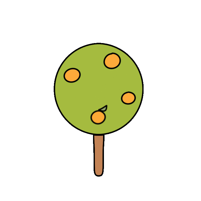 Orange Tree Sticker by for iOS & Android GIPHY