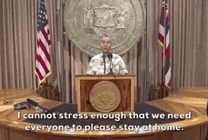 Stay At Home Order GIF