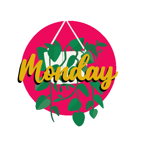 Monday Plant Sticker