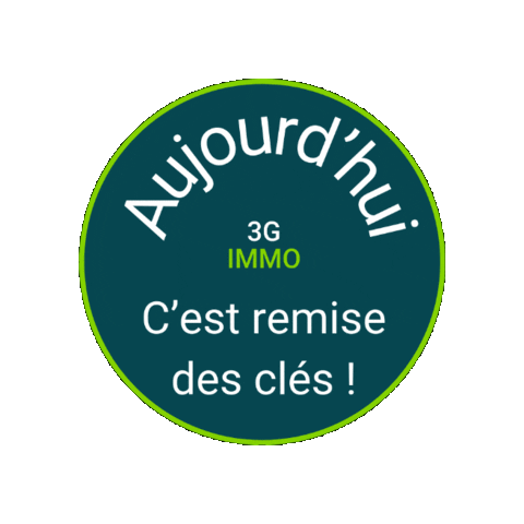 Immobilier Sticker by 3G IMMO