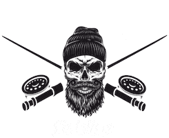 Skull Hipster Sticker by fishline_se