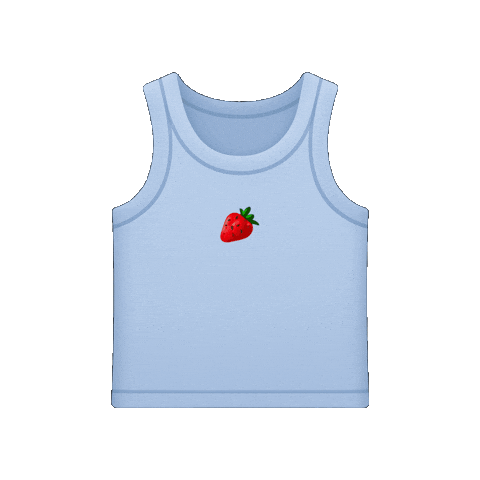 Strawberry Tank Top Sticker by Mom Juice