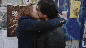Strangers Kiss GIF by Storyful