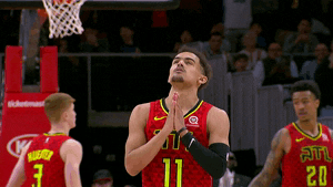 happy trae young GIF by NBA