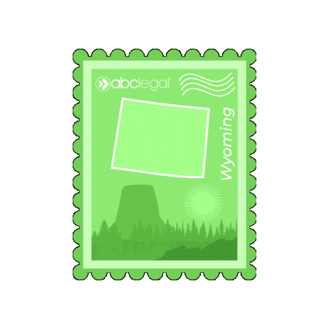 Wyoming Sticker by ABCLegal