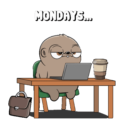 Happy Monday Morning Sticker by Fugz Official