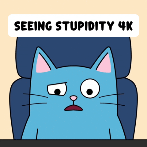Blue Cat Nopecat GIF