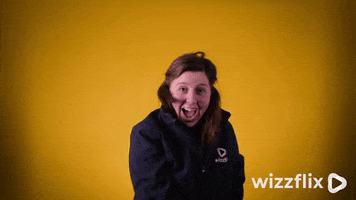 Wizzflix_ dance party dancing laughing GIF