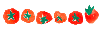 Summer Tomato Sticker by Variety Hour Studio