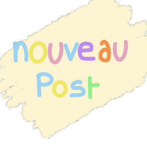 Post Nouveau Sticker