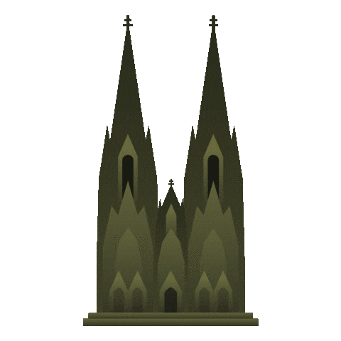 Cologne Dom Sticker by Gaffel Kölsch