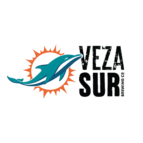 Miami Dolphins Football Sticker by Veza Sur Brewing Co