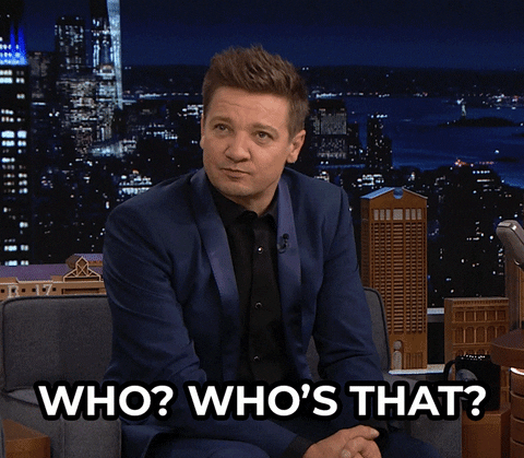 Giphy - Who Is That Jeremy Renner GIF by The Tonight Show Starring Jimmy Fallon