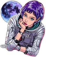 Luna Problem Sticker