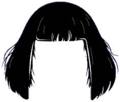 Wig Sticker by Uitgeverij Moon