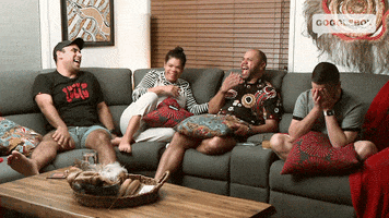 Kevin Laughing GIF by Gogglebox Australia