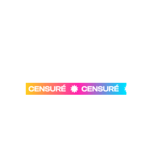 Censuré Sticker by Pixpay