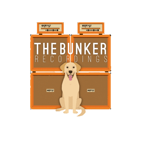 Recording Studio Dog Sticker by The Bunker Recordings