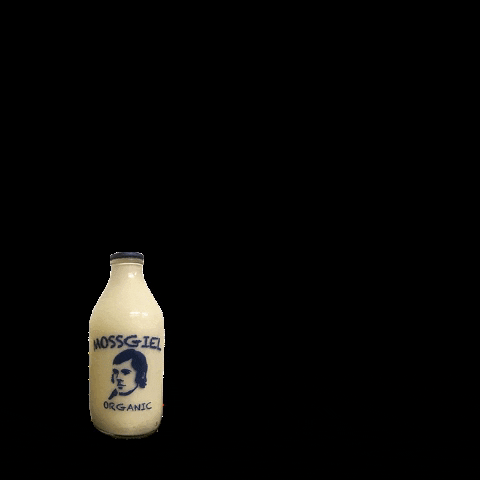Milk Glass GIF by Mossgiel Farm