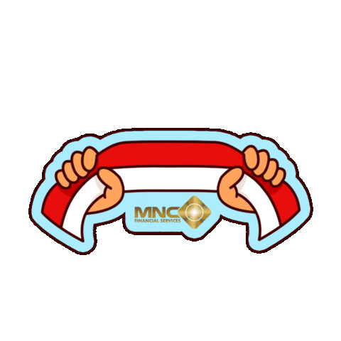 Merah Putih Hand Sticker by MNC Kapital Indonesia